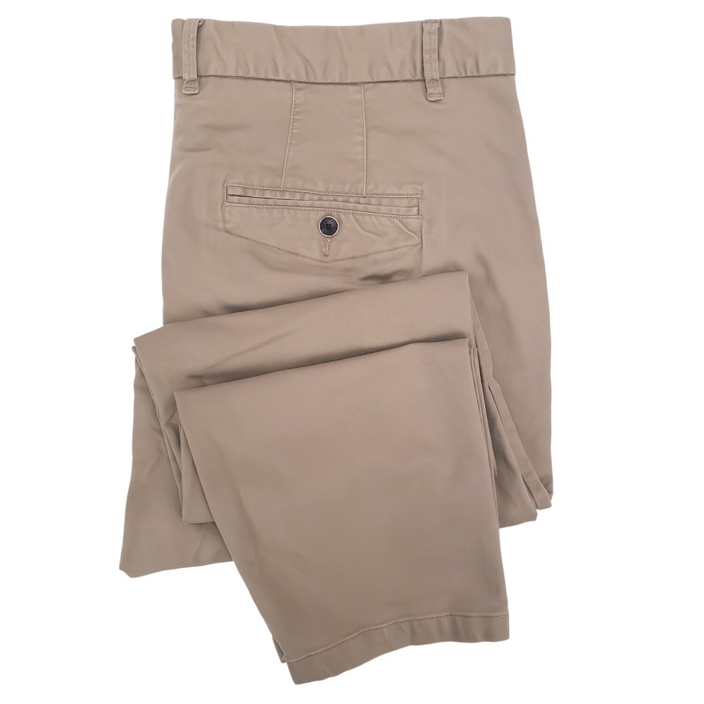 Perk Chino Pants Mens 38x30 Khaki Slim Fit‎ Stretch Cotton Spandex FITS 38x29